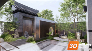 Mini Garden Skp Files 